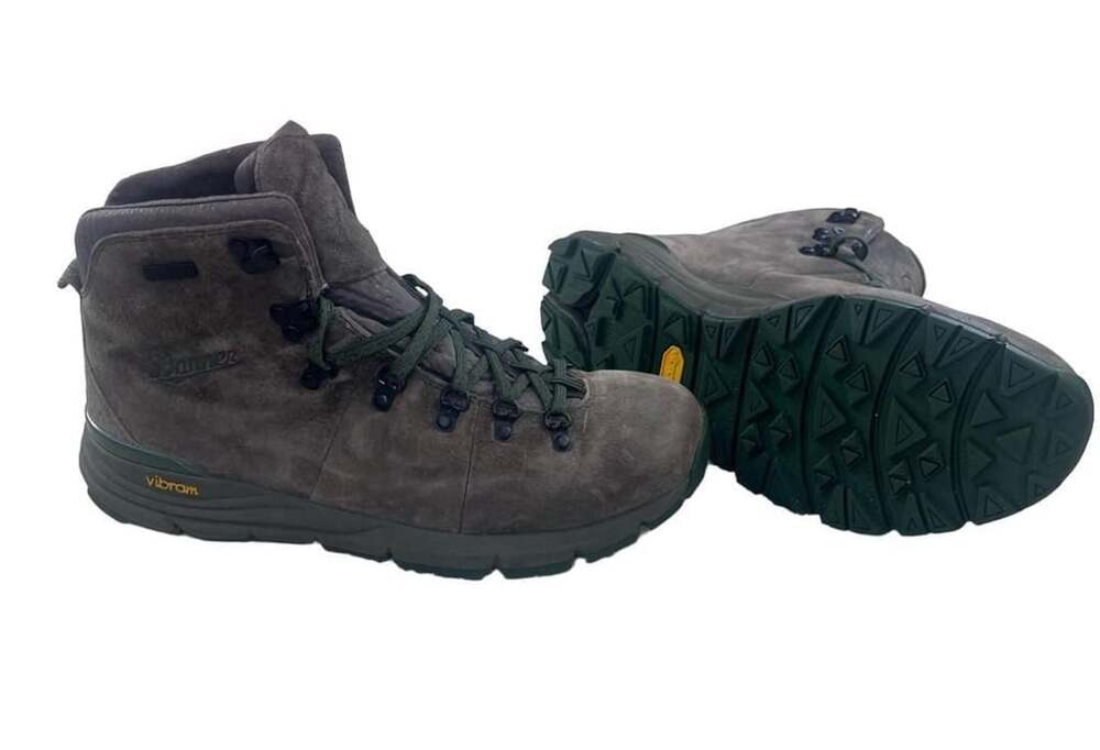 Danner Mountain 600 4.5" Brown/Green Men's Waterproof Hiking Boots Size 11 EE